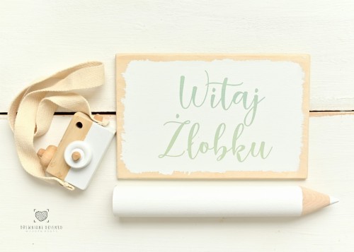 tabliczka witaj żłobku