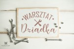 Tabliczka Warsztat Dziadka 3 wzory