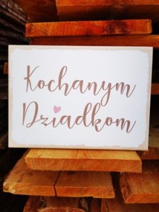 Tabliczka  Kochanym Dziadkom