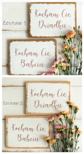 W zestawie TANIEJ! Kocham Cię Babciu/Dziadku