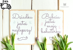Dziadku Jesteś najlepszy/Babciu jesteś moją bohaterką ZESTAW