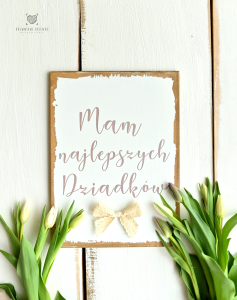 Tabliczka  Mam najlepszych Dziadków