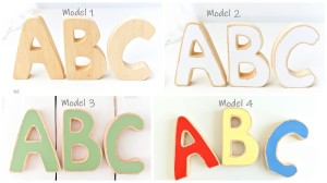 Zestaw Litery ABC  25cm  różne kolory!