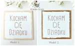 Tabliczka Kocham Cię Dziadku NOWOŚĆ