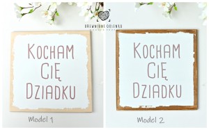 Tabliczka Kocham Cię Dziadku NOWOŚĆ