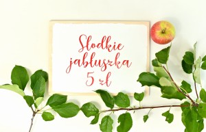 Tabliczka słodkie jabłuszka