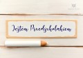 jestem przedszkolakiem