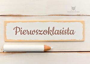 Tabliczka Pierwszoklasista