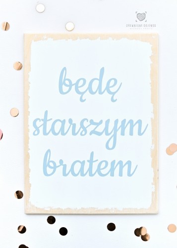 tabliczka do sesji dla brata
