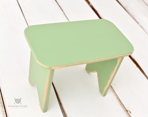 Taboret do sesji przedszkolnych zielony