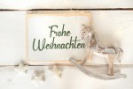 Tabliczka Frohe Weihnachten dwa rozmiary