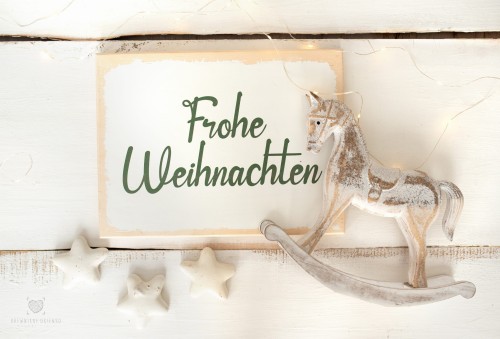 Frohe Weihnachten Tabliczka do sesji Świątecznych